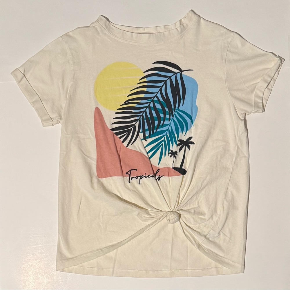 Tropical Graphic Knot Tee